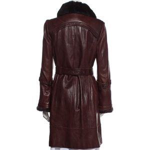 Andrew Marc leather fur coat